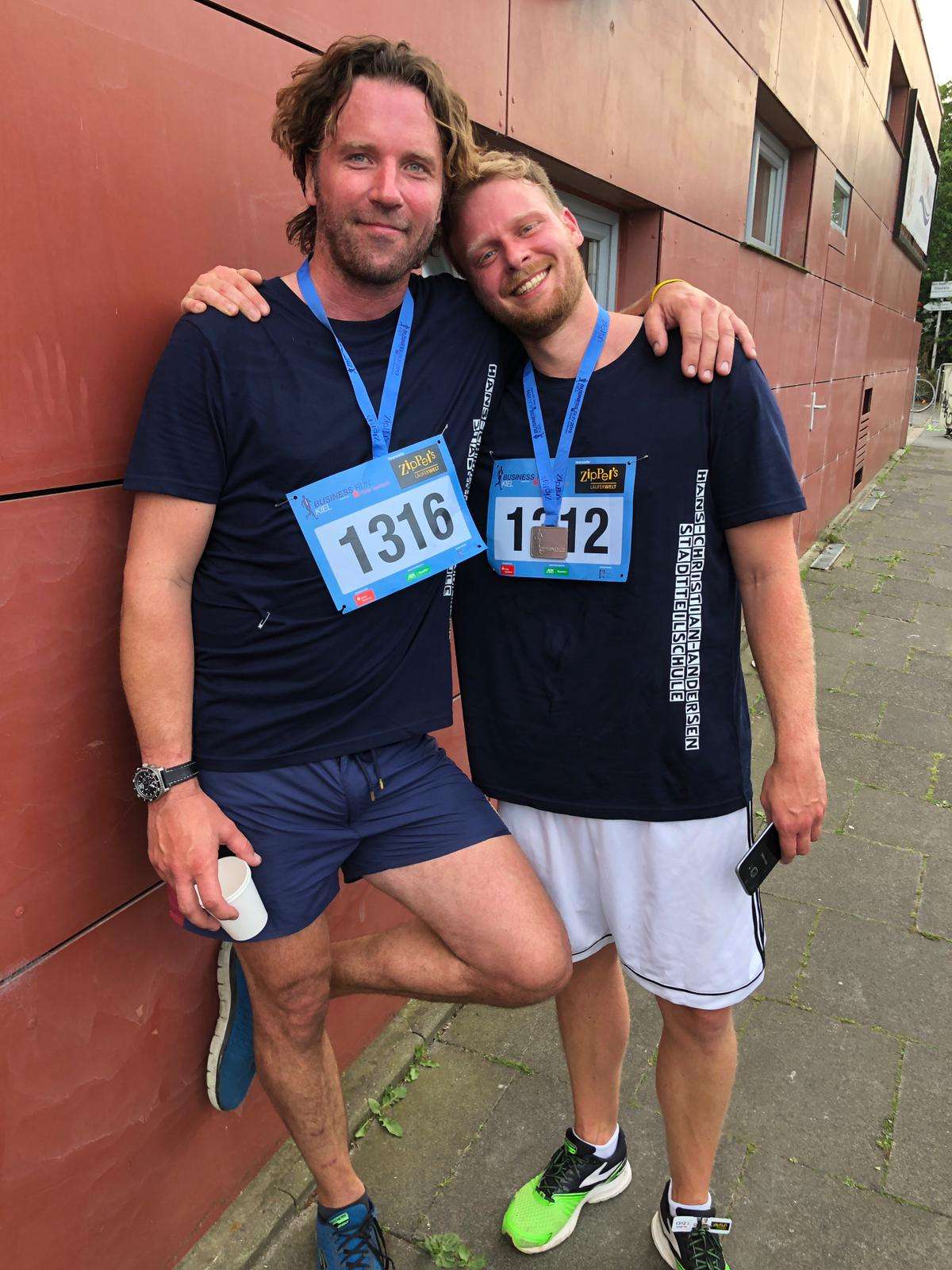Business Run Kiel 2019 - Herr Peter und Herr Schulze